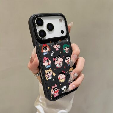 Crayon Shin-chan bread style shockproof soft iPhone 17 case