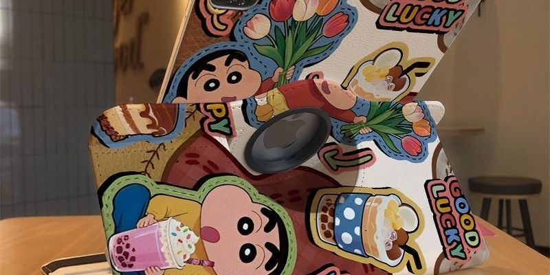 Crayon Shin-chan leather folio shockproof iPad case