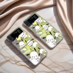 Tie-dye pug full cover shockproof Samsung Z Flip case
