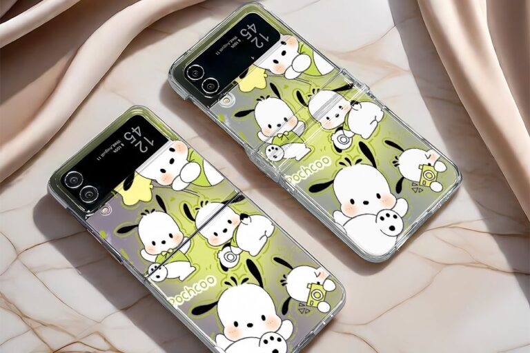 Tie-dye pug full cover shockproof Samsung Z Flip case