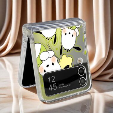 Tie-dye pug full cover shockproof Samsung Z Flip case