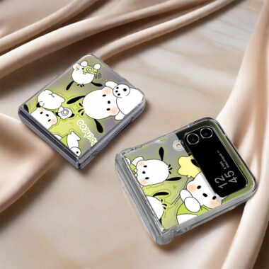 Tie-dye pug full cover shockproof Samsung Z Flip case