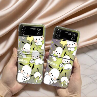 Tie-dye pug full cover shockproof Samsung Z Flip case