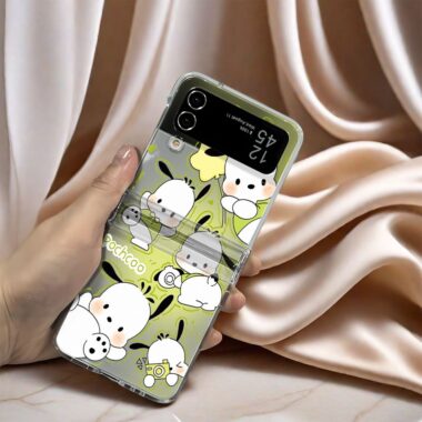 Tie-dye pug full cover shockproof Samsung Z Flip case