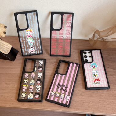 Cute cartoon clear hard Samsung Ultra phone case