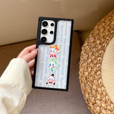 Cute cartoon clear hard Samsung Ultra phone case