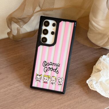 Cute cartoon clear hard Samsung Ultra phone case