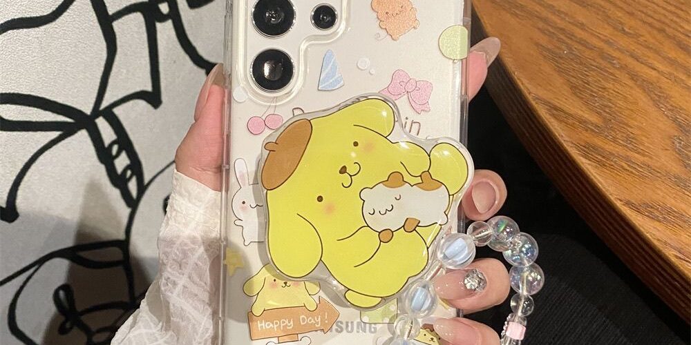 Cute Cinnamoroll clear shockproof Samsung S22 S23 S24 S25 S26 case