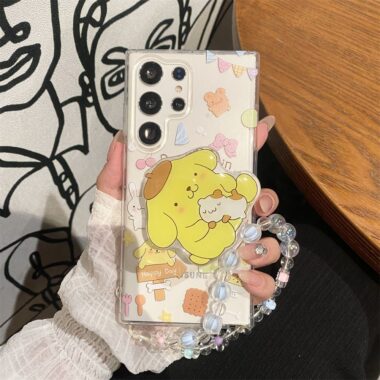 Cute Cinnamoroll clear shockproof Samsung S22 S23 S24 S25 S26 case