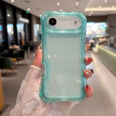 Fashion solid color transparent shockproof iPhone 17 Air case