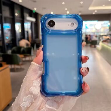 Fashion solid color transparent shockproof iPhone 17 Air case