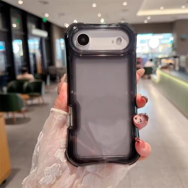 Fashion solid color transparent shockproof iPhone 17 Air case