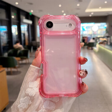 Fashion solid color transparent shockproof iPhone 17 Air case