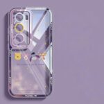 Cartoon transparent shockproof Samsung S24 Ultra silicone case