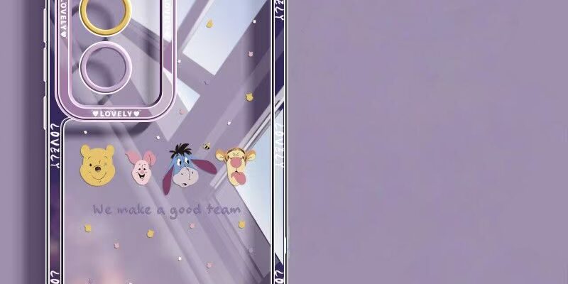 Cartoon transparent shockproof Samsung S24 Ultra silicone case