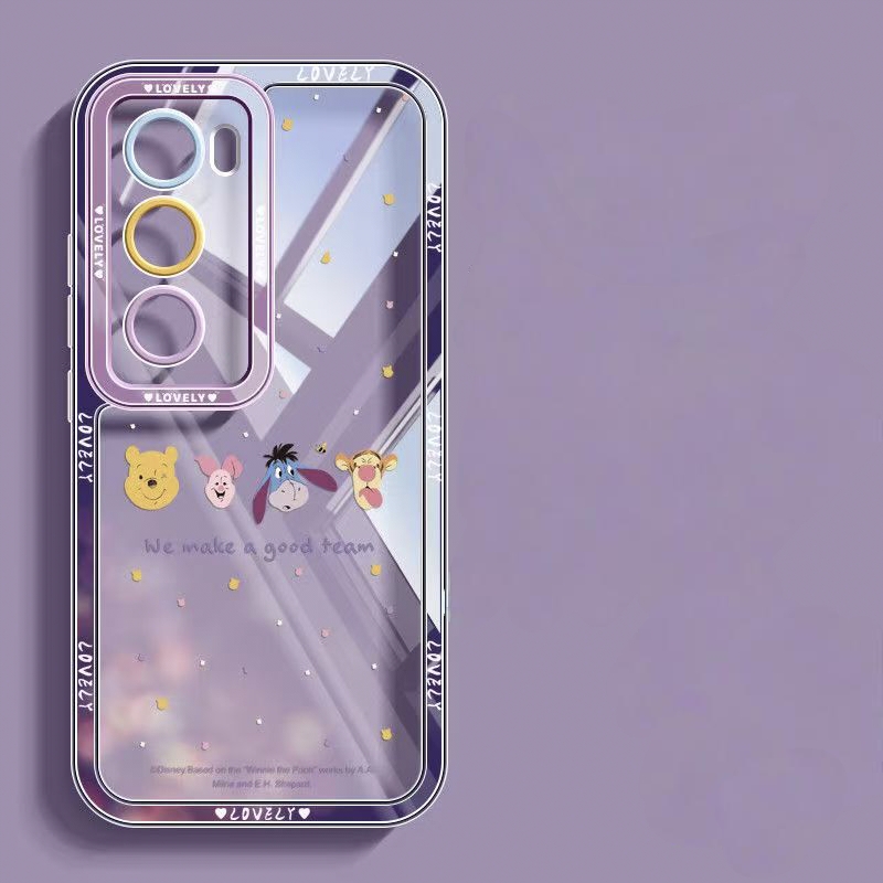 Cartoon transparent shockproof Samsung S24 Ultra silicone case