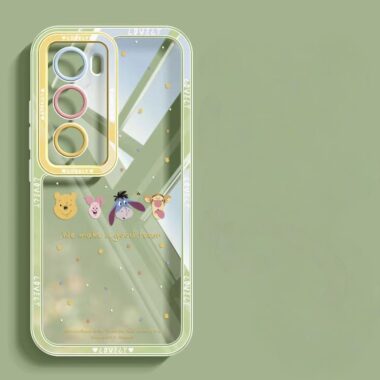 Cartoon transparent shockproof Samsung S24 Ultra silicone case