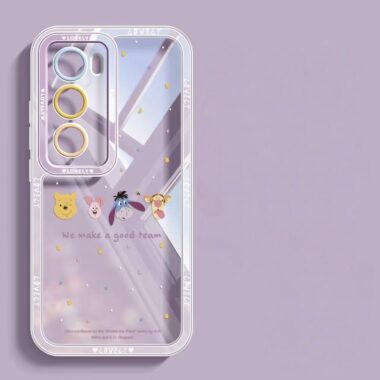 Cartoon transparent shockproof Samsung S24 Ultra silicone case