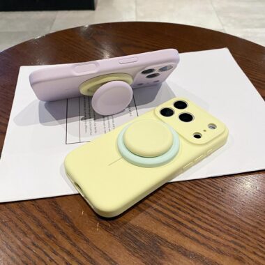 Color-block creative silicone shockproof iPhone 17 case