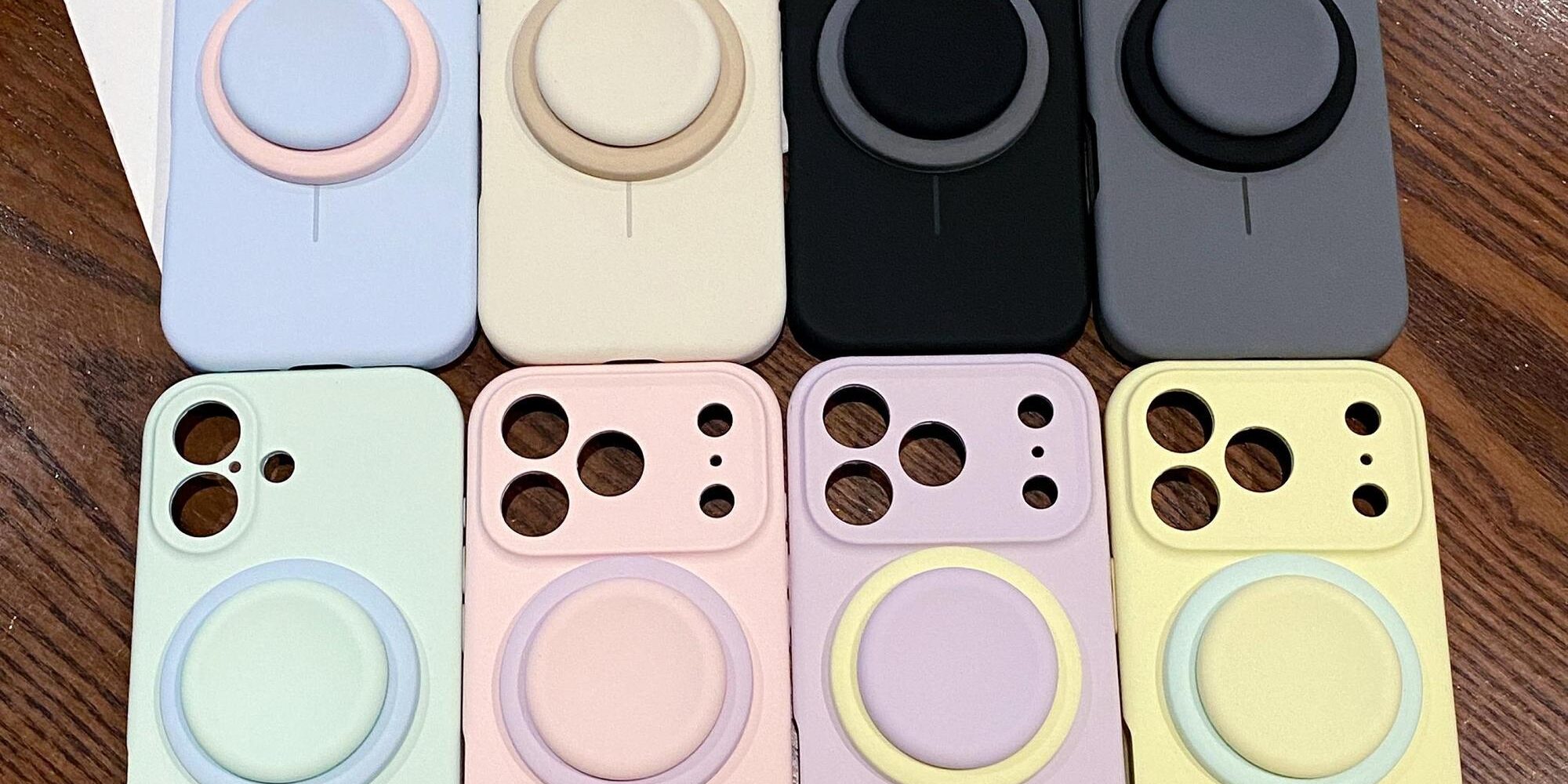 Color-block creative silicone shockproof iPhone 17 case