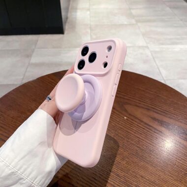 Color-block creative silicone shockproof iPhone 17 case