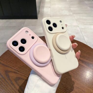 Color-block creative silicone shockproof iPhone 17 case