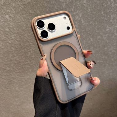 Fashion color frosted magnetic shockproof iPhone 17 case