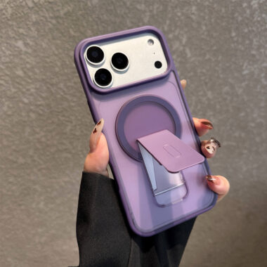 Fashion color frosted magnetic shockproof iPhone 17 case