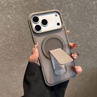 Fashion color frosted magnetic shockproof iPhone 17 case