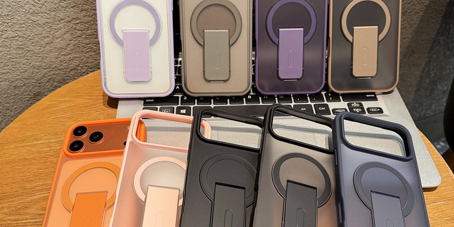 Fashion color frosted magnetic shockproof iPhone 17 case