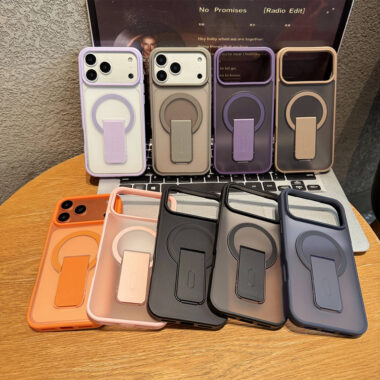 Fashion color frosted magnetic shockproof iPhone 17 case