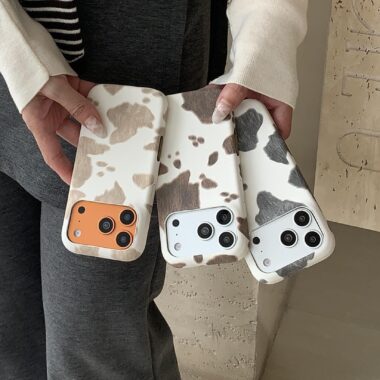 Premium cowhide texture shockproof iPhone 17 case