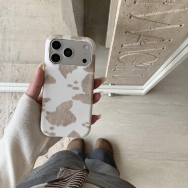 Premium cowhide texture shockproof iPhone 17 case