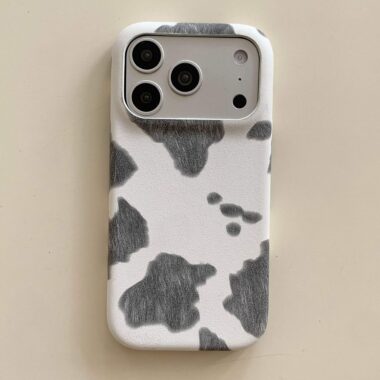 Premium cowhide texture shockproof iPhone 17 case