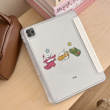 Crayon Shin-chan cartoon Y-fold iPad protective case