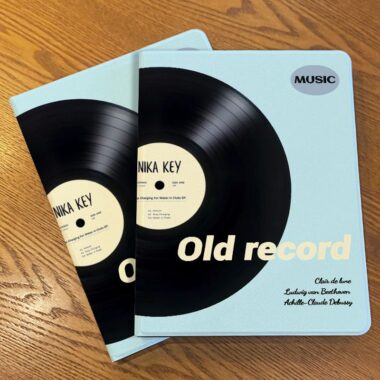 Vinyl record book style shockproof iPad case