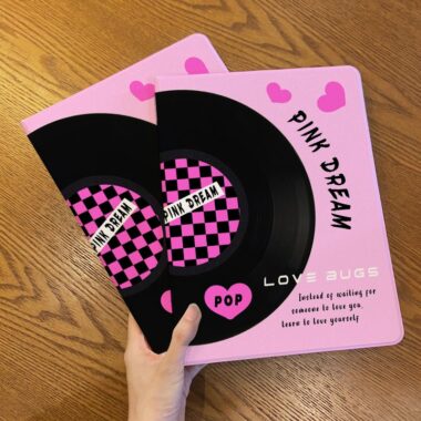 Vinyl record book style shockproof iPad case