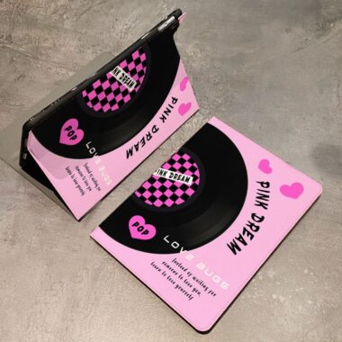 Vinyl record book style shockproof iPad case