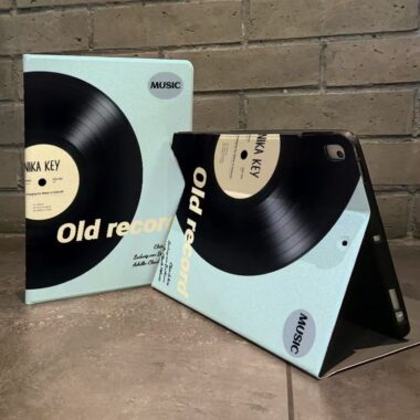 Vinyl record book style shockproof iPad case