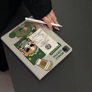 Cartoon beagle full cover shockproof iPad case