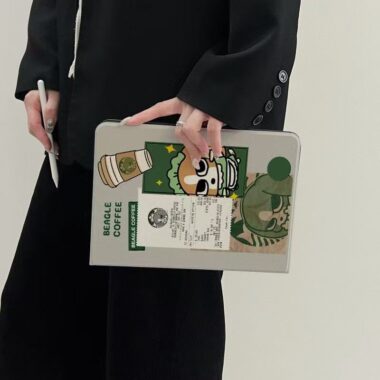 Cartoon beagle full cover shockproof iPad case