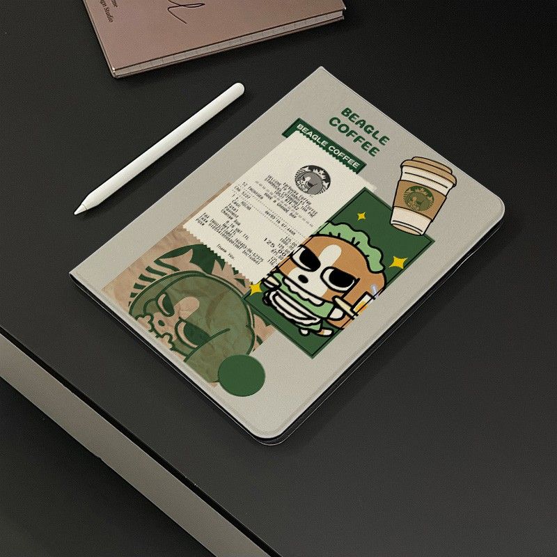 Cartoon beagle full cover shockproof iPad case