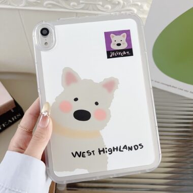 Cute cartoon painted animals full cover shockproof iPad case
