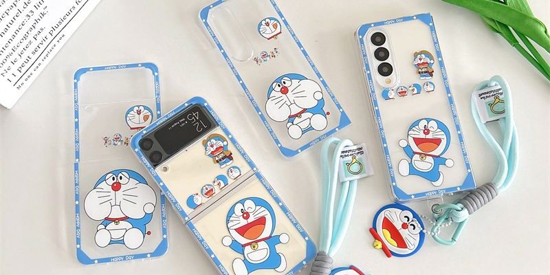 Doraemon cartoon shockproof Samsung Z Flip6 phone case