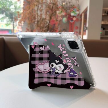 Cute heart Kuromi cartoon shockproof iPad case cover