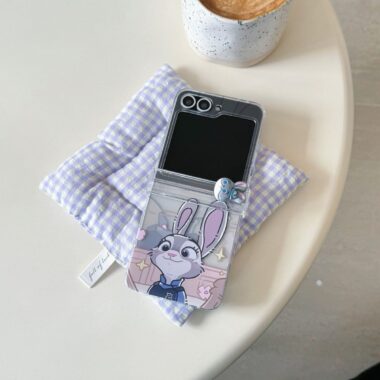 Zootopia Judy Nick clear bracelet Samsung Z Flip6 shockproof case