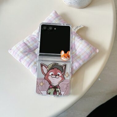 Zootopia Judy Nick clear bracelet Samsung Z Flip6 shockproof case