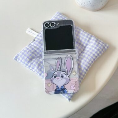 Zootopia Judy Nick clear bracelet Samsung Z Flip6 shockproof case
