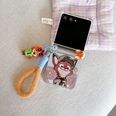 Zootopia Judy Nick clear bracelet Samsung Z Flip6 shockproof case