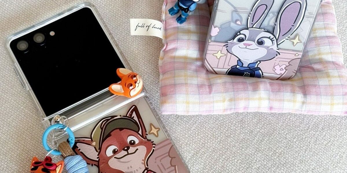 Zootopia Judy Nick clear bracelet Samsung Z Flip6 shockproof case